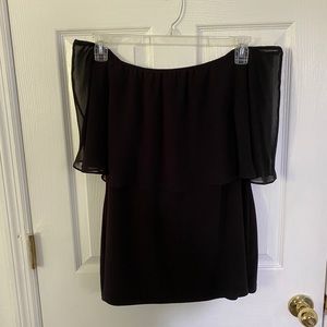 Black Off the Shoulder Top